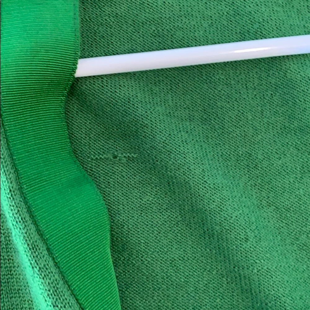 J Crew green ribbon cardigan - Picture 4 of 4